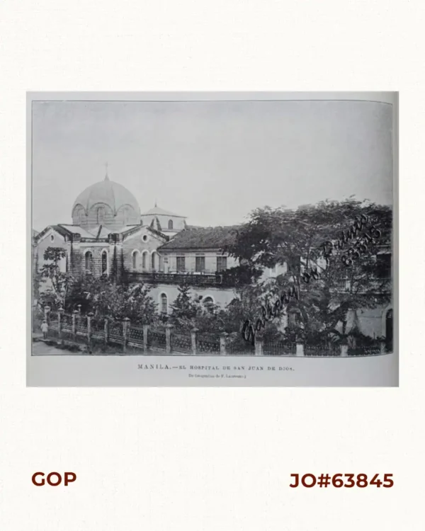 Manila. - El Hospital de San Juan de Dios.