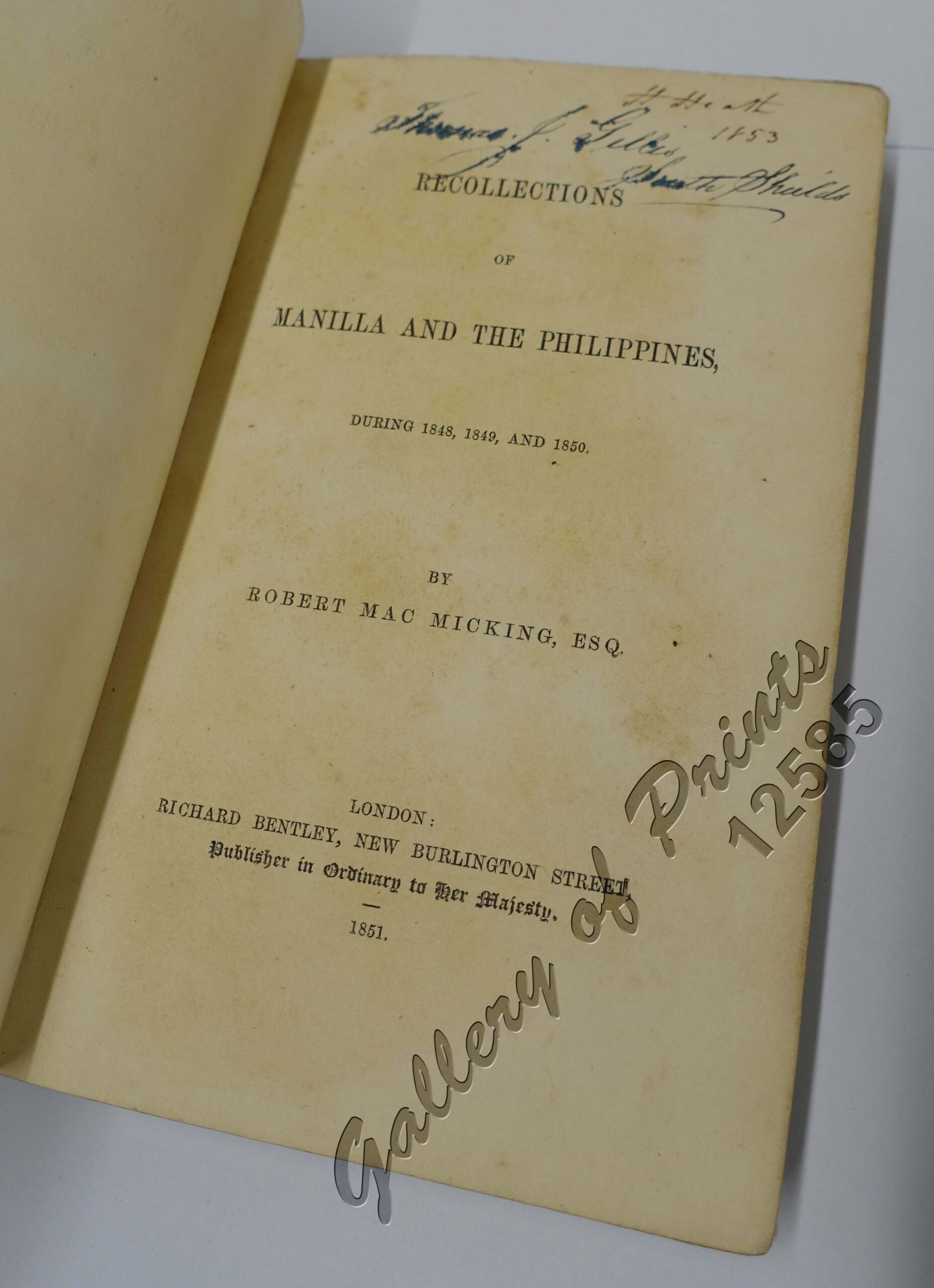 Recollections of Manilla and the Philippines during 1848, 1849 and 1850. - Image 3