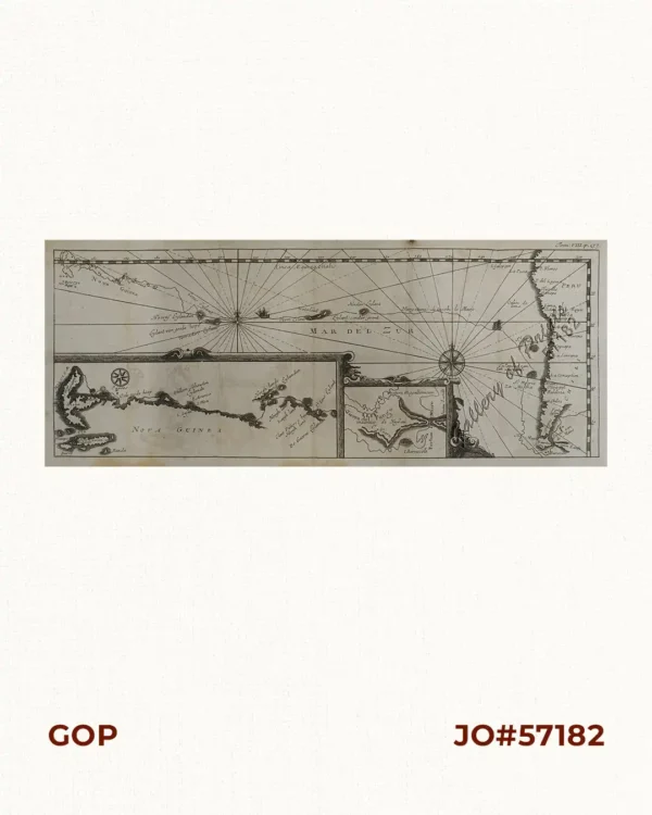 Mar del Zur insets: Nova Guinea Tierra del Fuogo