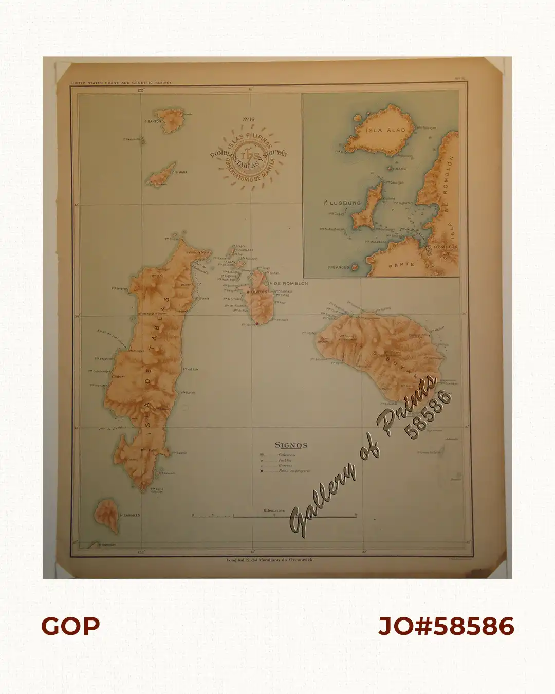 Islas de Romblón, Tablas y Sibuyán pl. 16, inset: Isla Alad, I. Lugbung