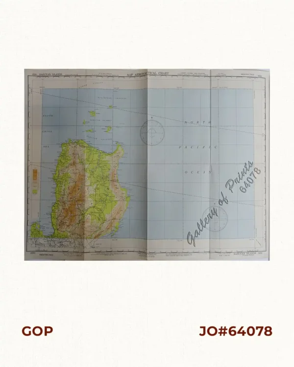 AAF Aeronautical Chart No. 620, Babuyan Islands Scale 1:1,000,000