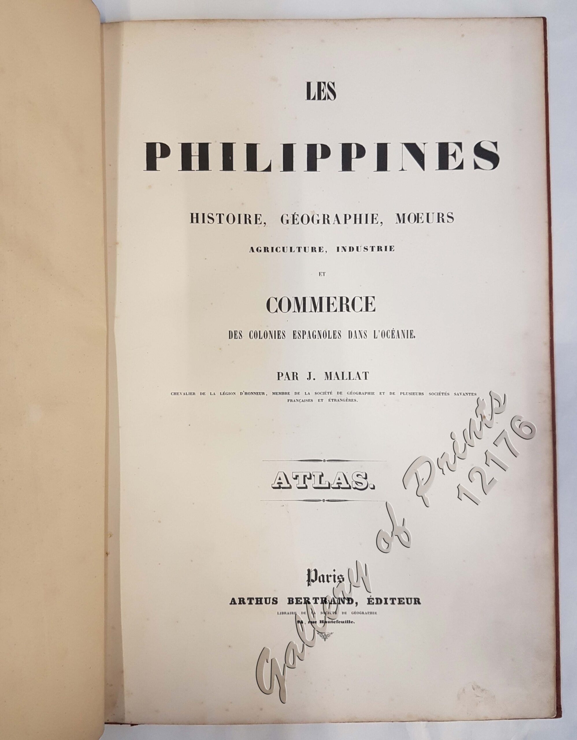 Les Philippines. Histoire, Géographie, Moeurs, Agriculture, Industrie et Commerce des Colonies Espagnoles dans l'Océanie. - Image 3