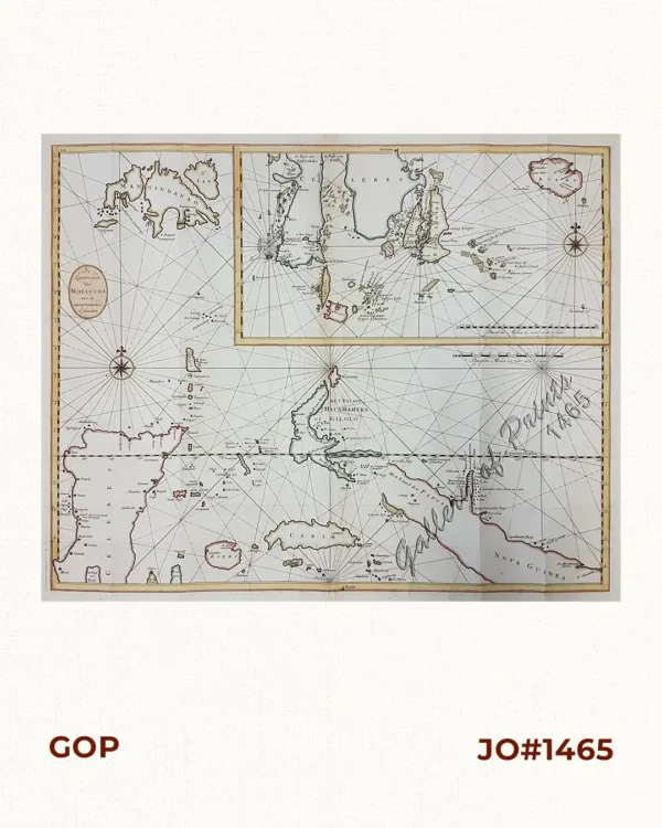 De Landvoogdy der Moluccos, met de aangrenzende Eylanden [The Government of the Molukkas with Adjacent Islands] [inset: Celebes and neighbouring islands]