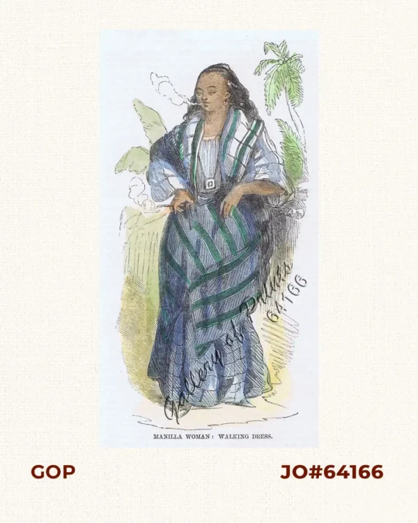 Manilla Woman: Walking Dress.