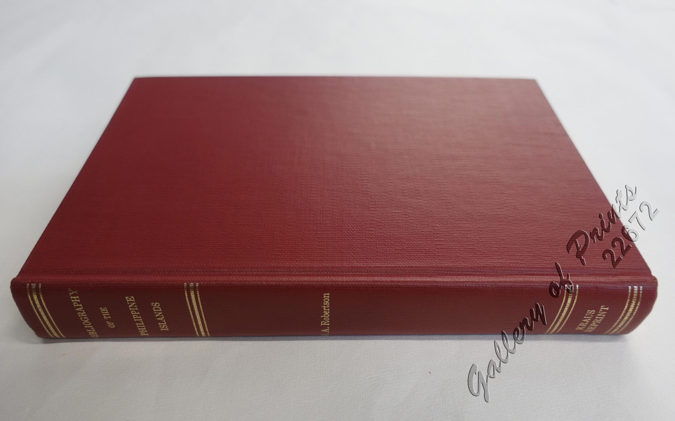 Bibliography of the Philippine Islands. Printed and Manuscript. Preceded by a Descriptive Account of the most important Archives and Collections containing Philippina - Image 2