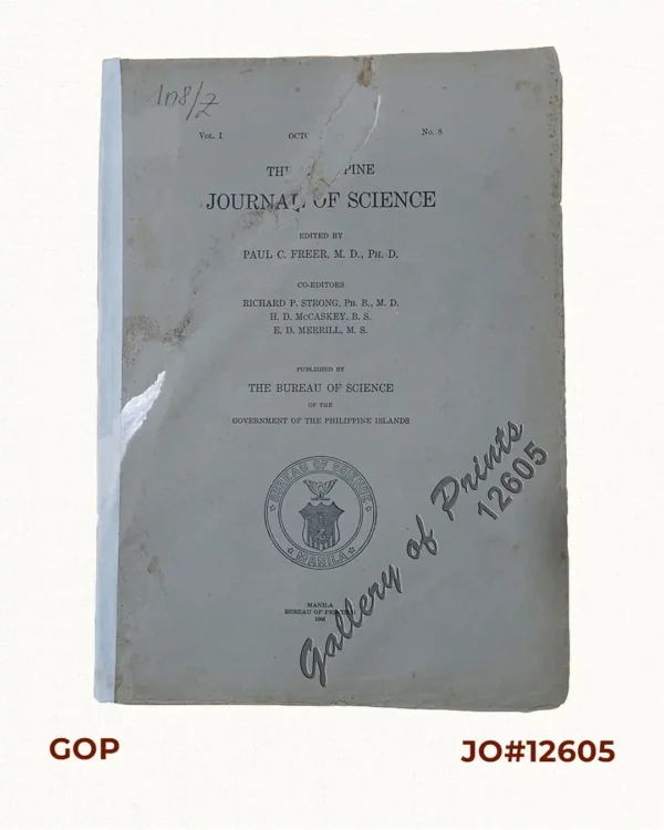 The Philippine Journal of Science Vol. 1, No.8 The Non-Christian Tribes of Northern Luzon