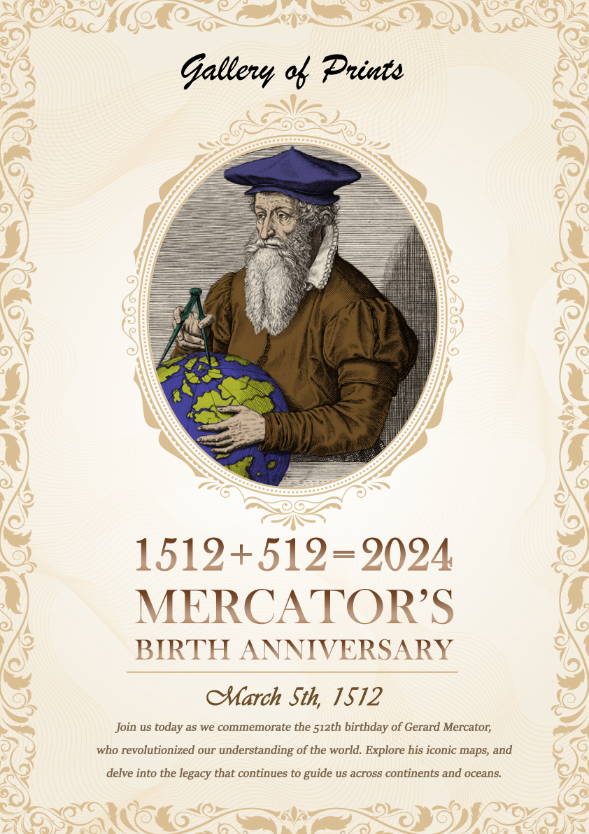 1512+512=2024 | Mercator's Birth Aniversary