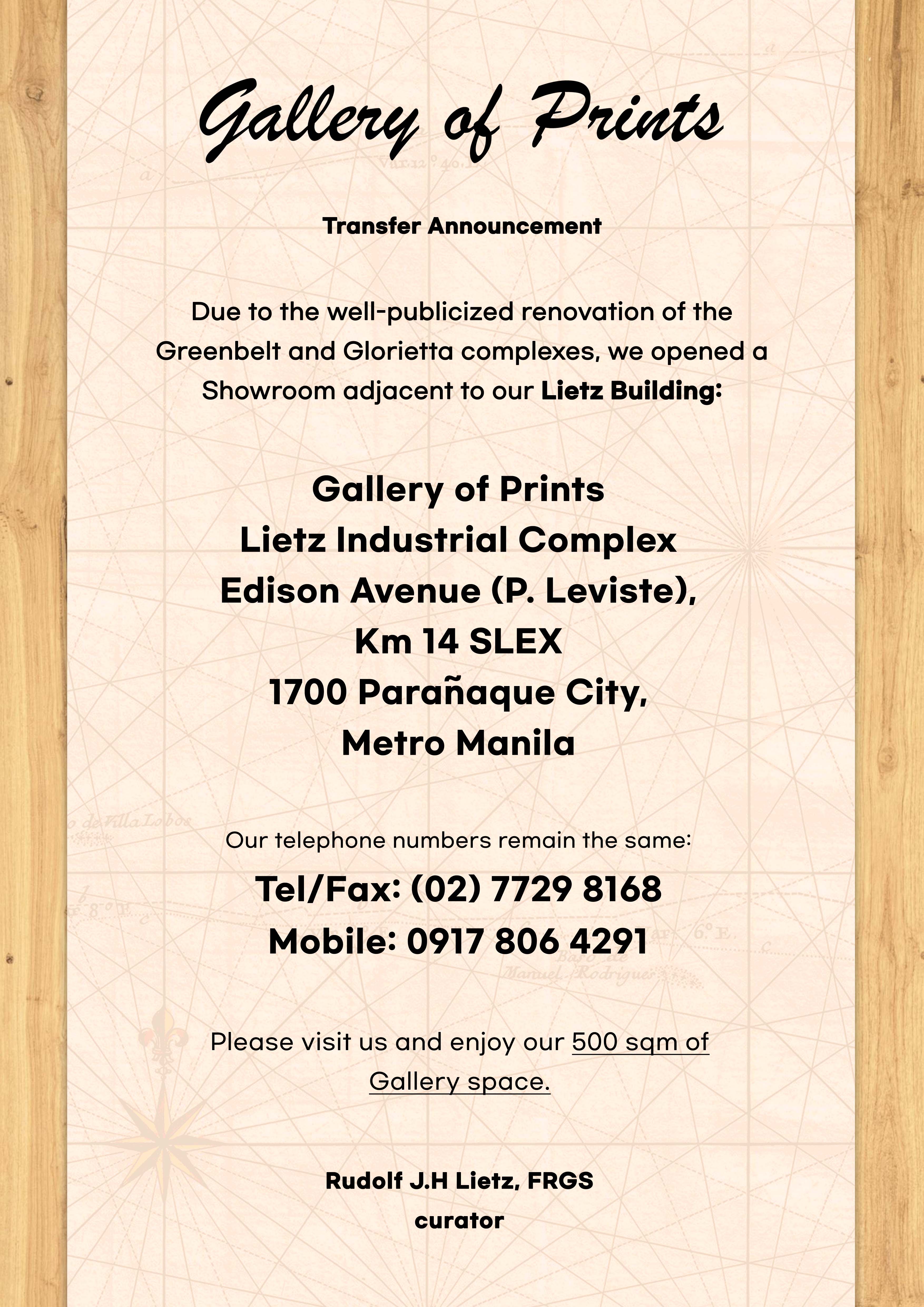 New Location of the Gallery of Prints