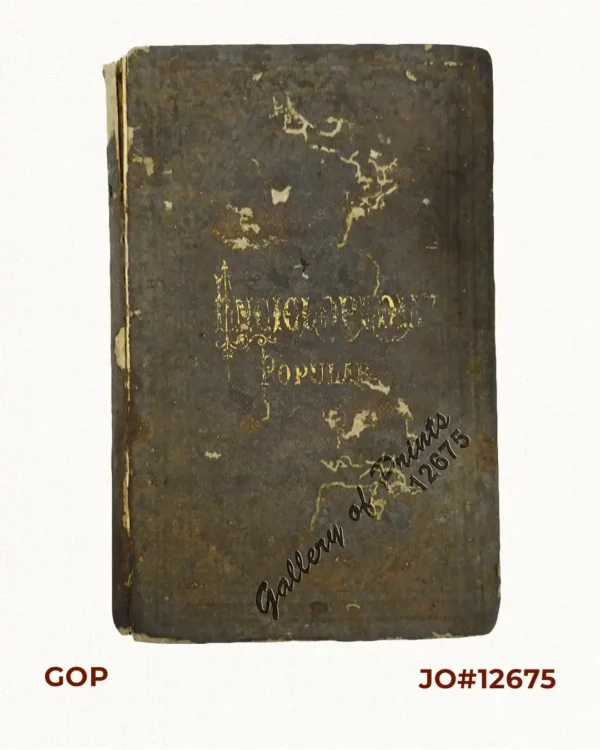 Enciclopedia Hispano-Americana Manual de Barnices y Preparacion de Charoles segun los procederes mas recientes.  [Manual of Varnishes and Preparation of Patent Leathers according to the most recent procedures.]