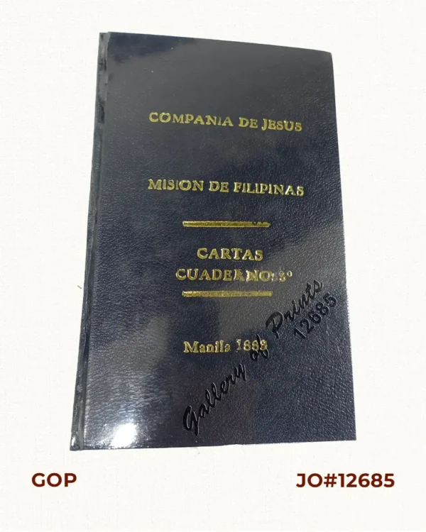 Cartas de los PP. de la Compañía de Jesús de la Misión de Filipinas  Cuaderno 5o  [Letters from the Fathers of the Society of Jesus of the Philippine Mission]