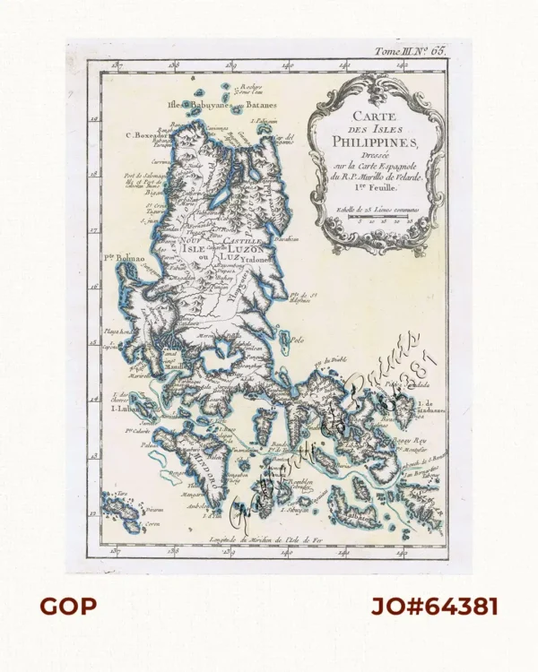 1) Carte des Isles Philippines (1e feuille); 2) Carte des Isles Philippines (2e feuille)