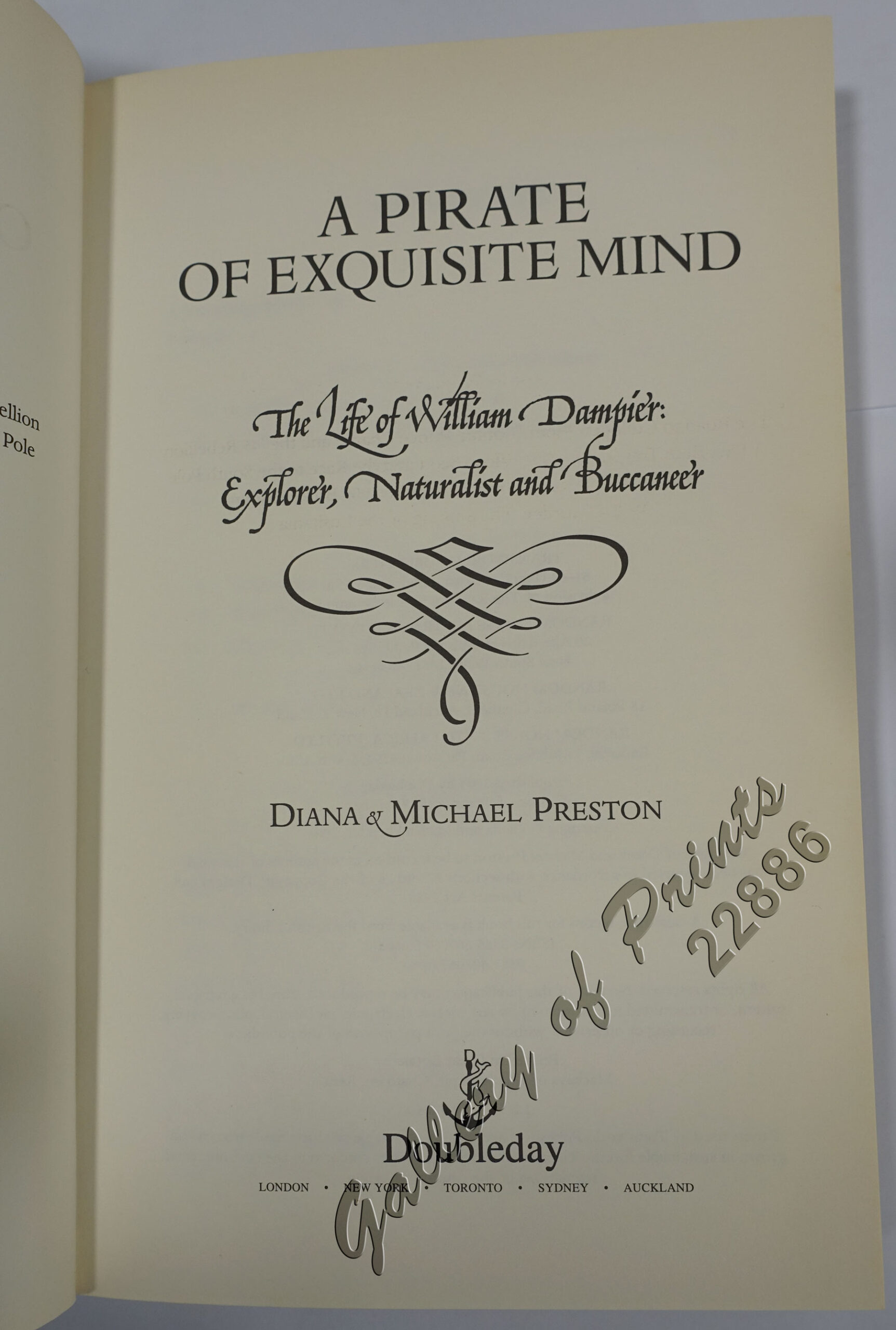 A Pirate of Exquisite Mind. The Life of William Dampier: Explorer, Naturalist and Buccaneer - Image 3