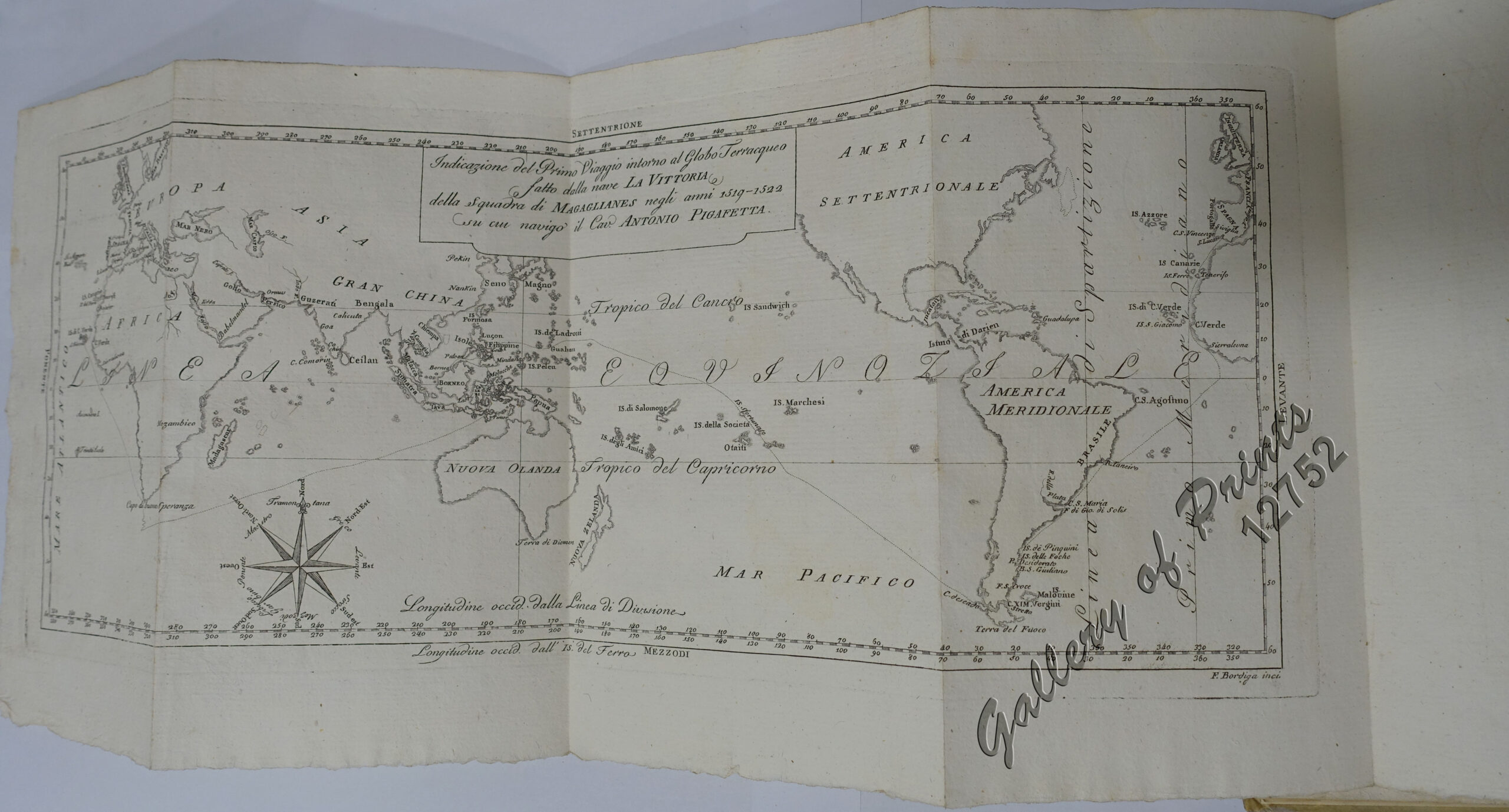 Primo Viaggio Intorno al Globo Terracqueo ossia Ragguaglio della navigazione alle Indie orientali per la via d' occidente fatta dal cavaliere Antonio Pigafetta… - Image 2