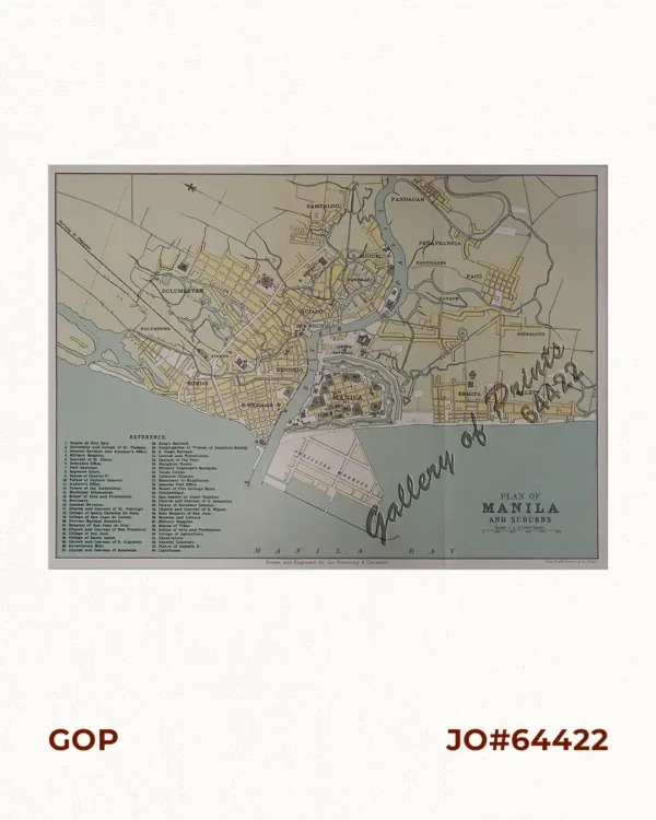 Plan of Manila and Suburbs.