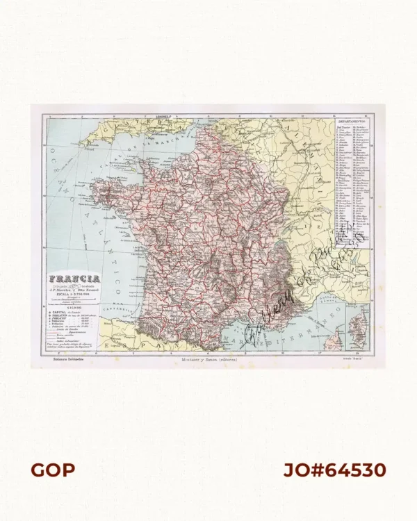 Mapa de Francia