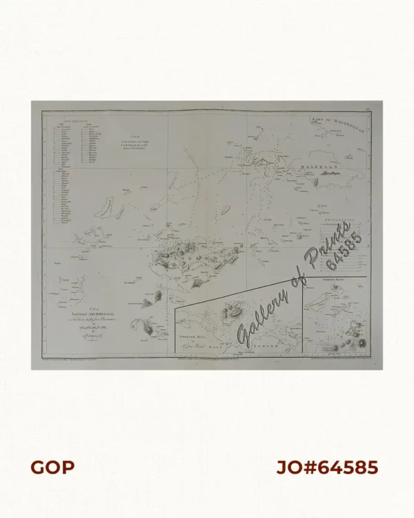 The Sooloo Archipelago Laid down chiefly from Observations in 1761, 1762, 1763, & 1764 [insets]: 1) Toolyan Bay, by Mr. James Rennel [sic]. 2) Sooloo Road [by James Rennel [sic] (?)]