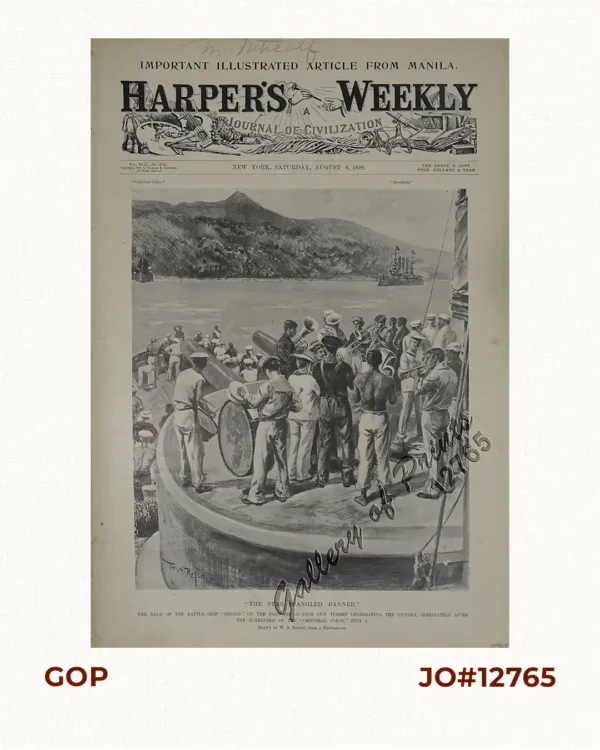 Harper's Weekly - A Journal of Civilization  with frontispiece: The Star-Spangled Banner"