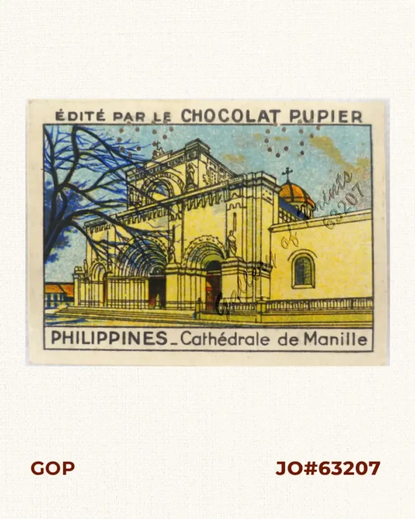 Iles Philippines Cathédrale de Manille   [No.218] [Manila Cathedral]