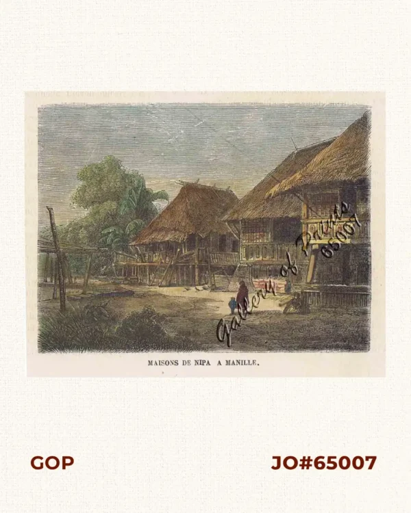 Maisons de Nipa, a Manille.