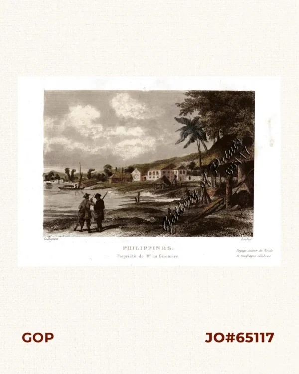Philippines.  Propriete de Mr. La Geroniere
