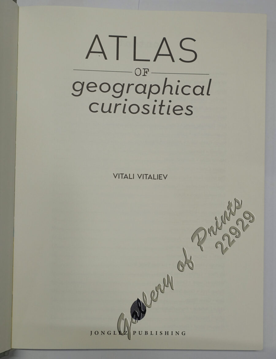 Atlas of Geographical Curiosities. - Gallery of Prints