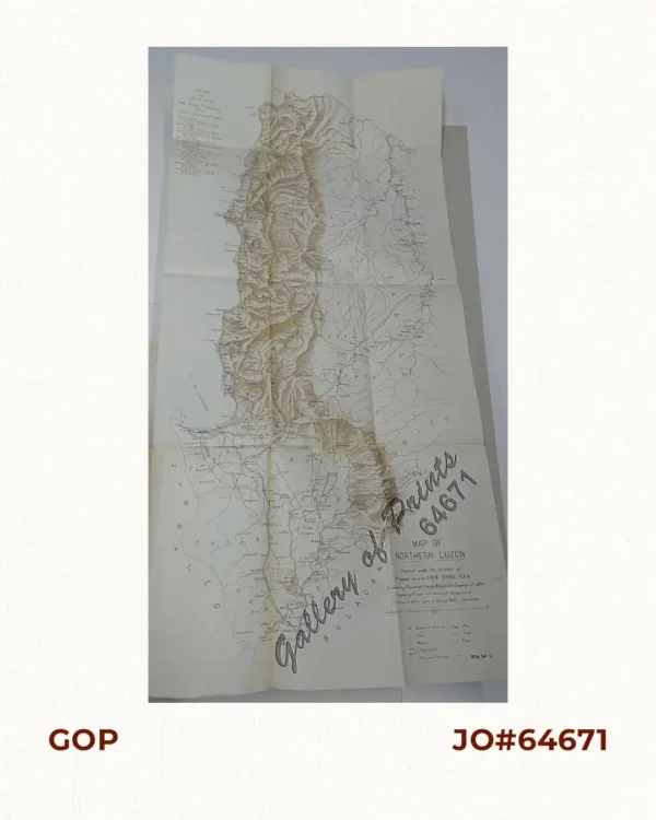 Map of Northern Luzon Prepared under the direction of Brigadier General S.B.M. Young. U.S.A. Commanding Provisional Cavalry Brigade, Fall Campaign of 1899.