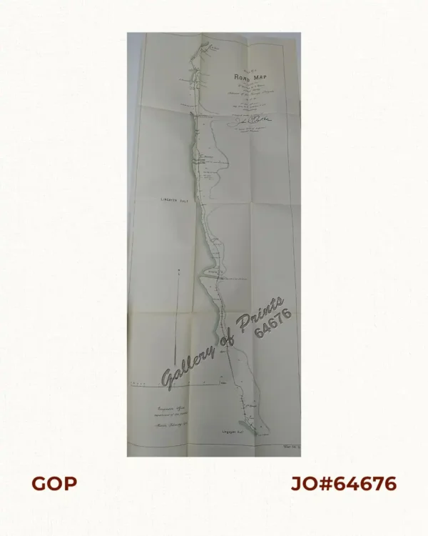 Sheet No. 5. Road Map from Sto. Tomas to S. Juan plotted during Advance of Gen. Young's Brigade of 1st Div. 8th A. C. Maj. Gen. H. W. Lawton U. S. V. Commanding. Prepared under direction of John C. Oakes. 1st Lieut Corps of Engineers Division Engineer.