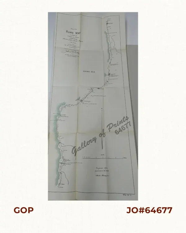 Sheet No. 6. Road Map from S. Juan to Sta. Cruz plotted during Advance of Gen. Young's Brigade of 1st Div. 8th A. C. Maj. Gen. H. W. Lawton U. S. V. Commanding. Prepared under direction of John C. Oakes. 1st Lieut Corps of Engineers Division Engineer.