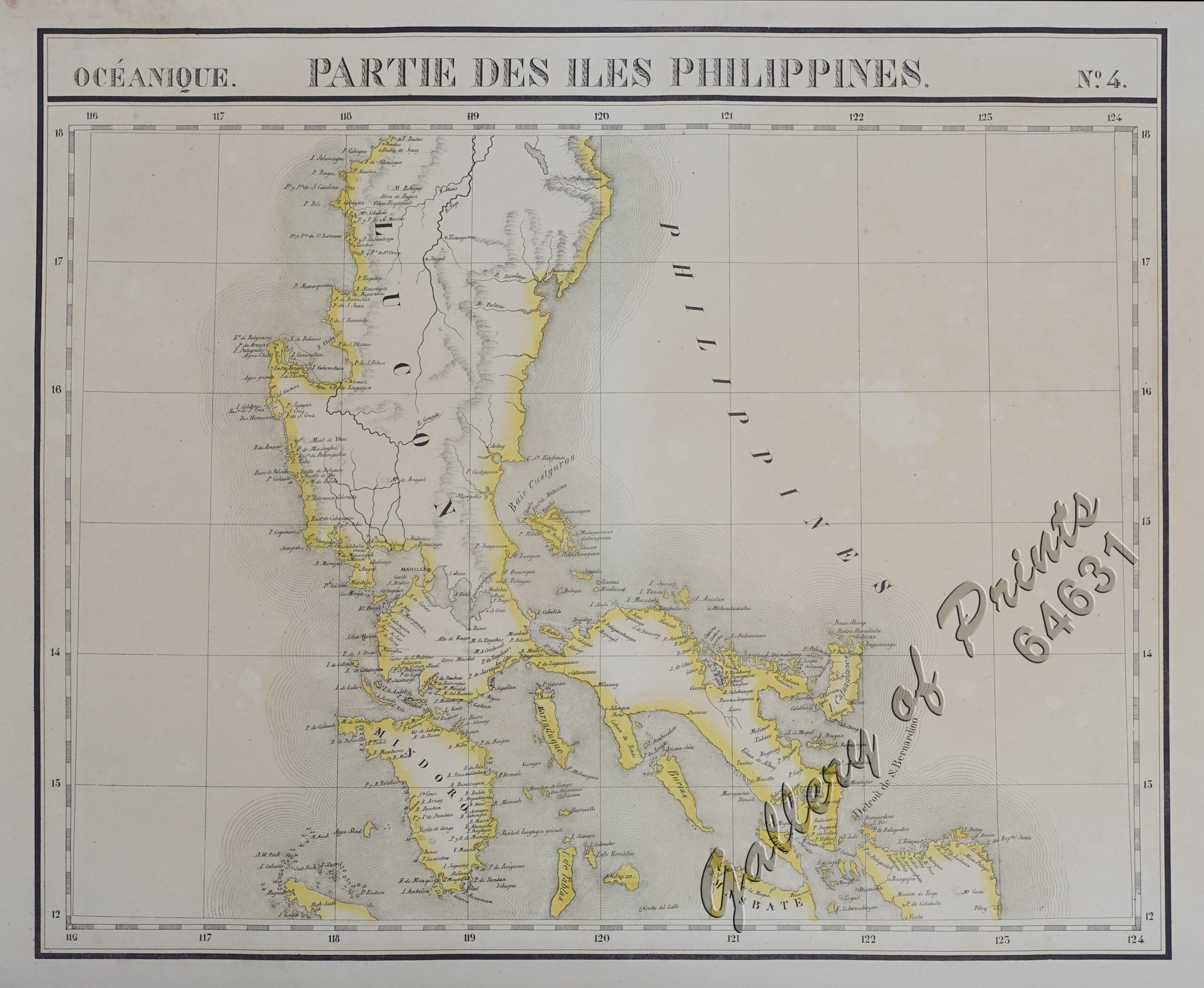 Oceanique: Partie des Isles Philippines (pl. 4); Iles Mariannes - Note Sur Les Isles Philippines (pl. 5); Partie des Iles Philippines (pl. 6 & 7); Partie de l'Ile Bornéo. (pl. 14); Partie de L'Ile Gilolo (pl. 15) - Image 2