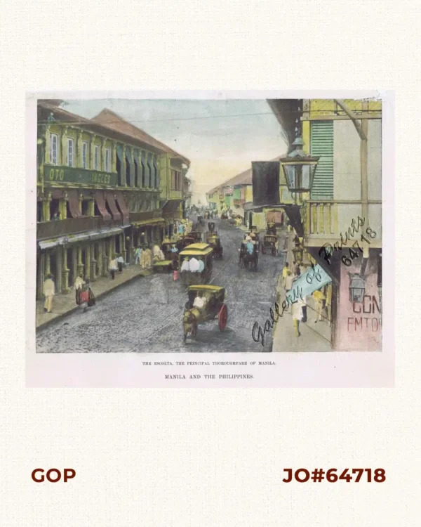 The Escolta, The Principal Thoroughfare of Manila.