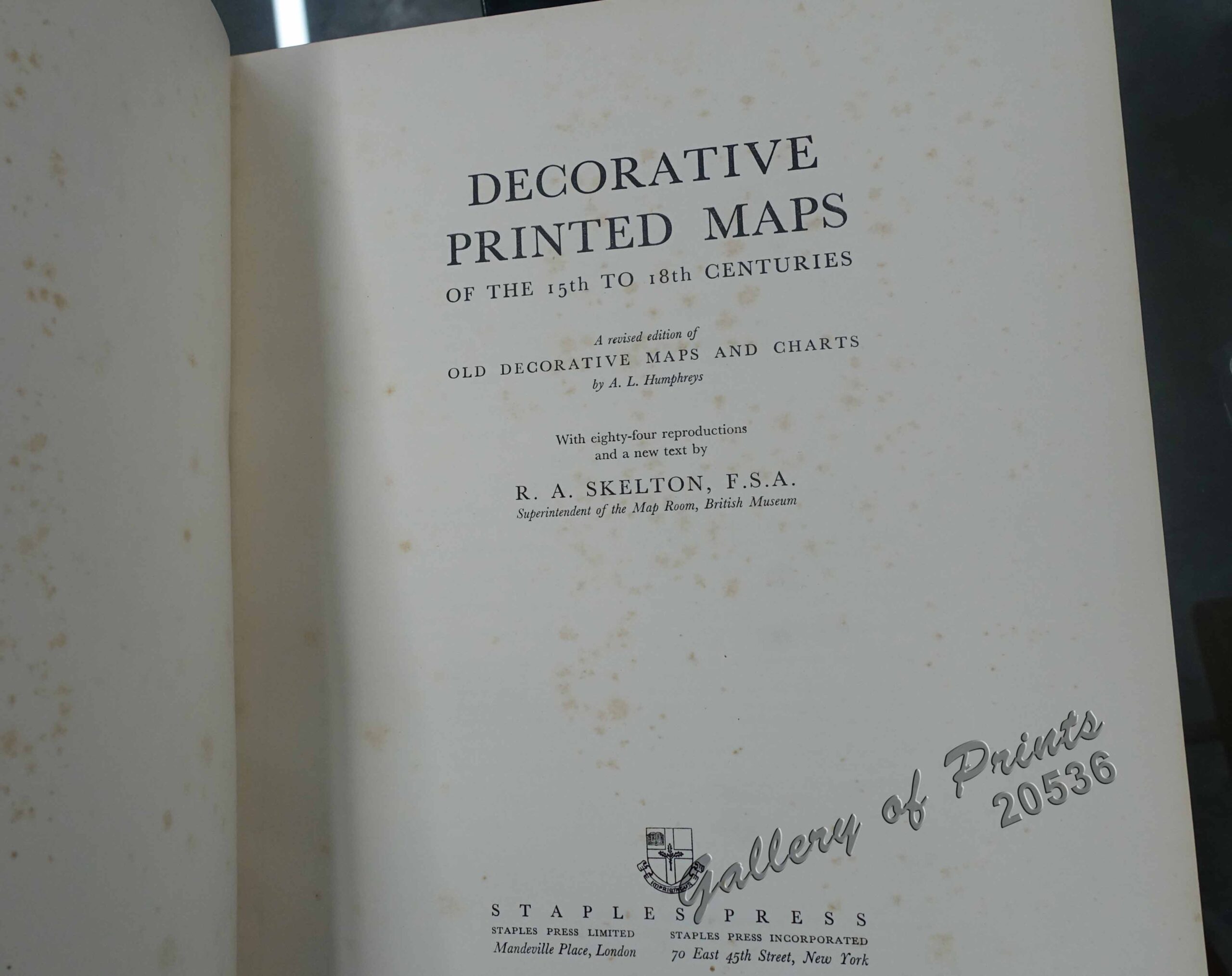 Decorative Printed Maps of the 15th to 18th Centuries - Image 4