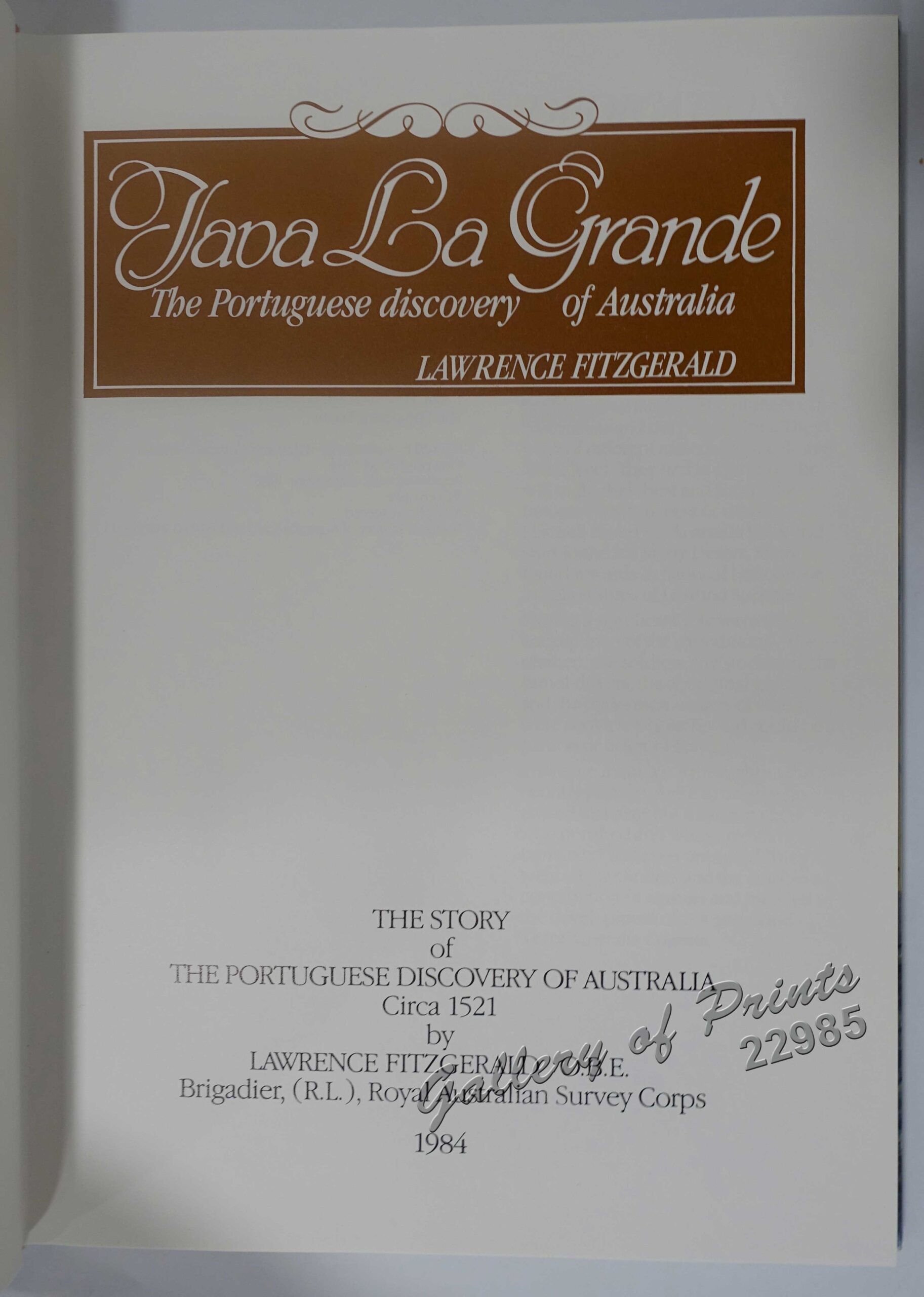 Java La Grande. The Portuguese Discovery of Australia - Image 3