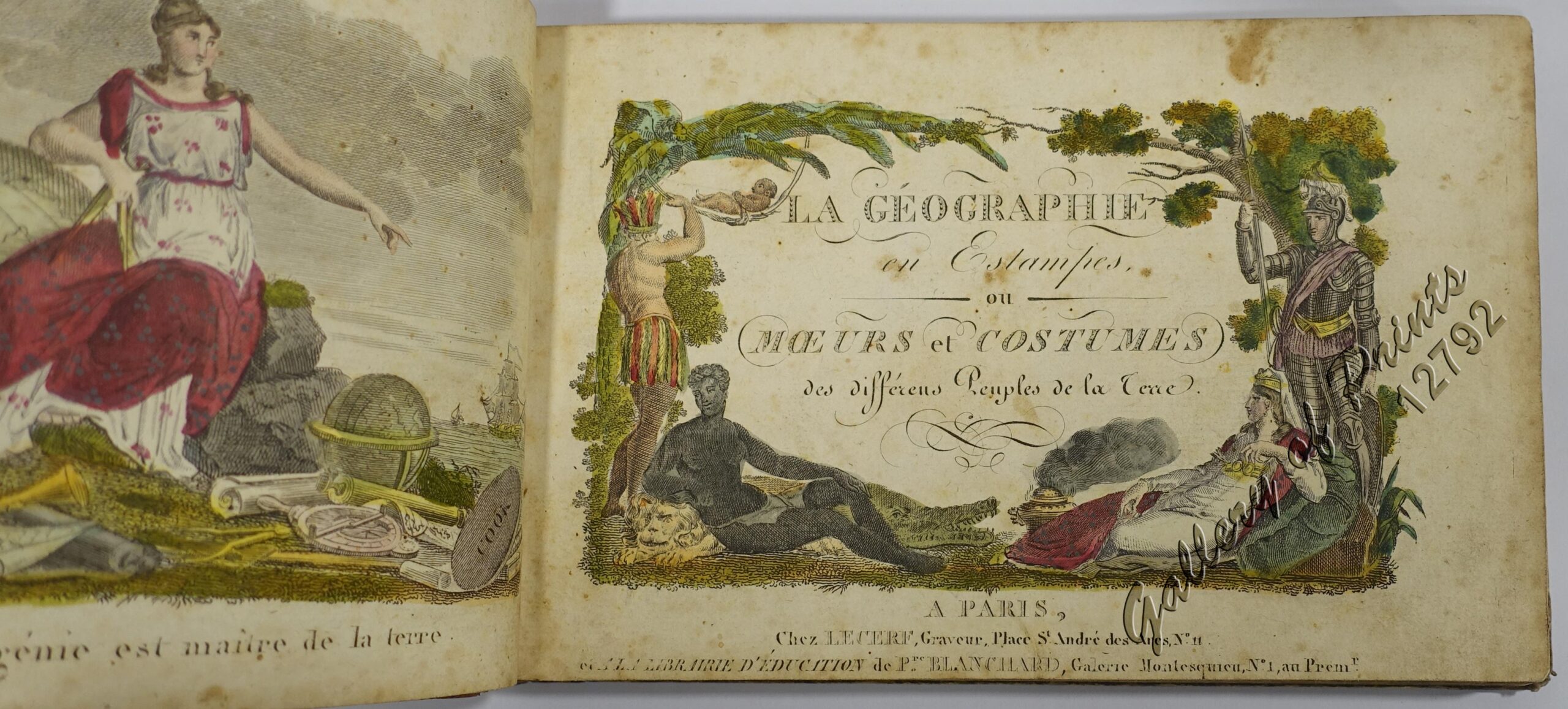 La Geographie en Estampes ou Moeurs et Costumes des différens Peuples de la Terre. Troisième édition - Image 5