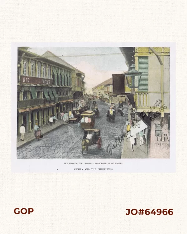 Manila and the Philippines: The Escolta, The Principal Thoroughfare of Manila.