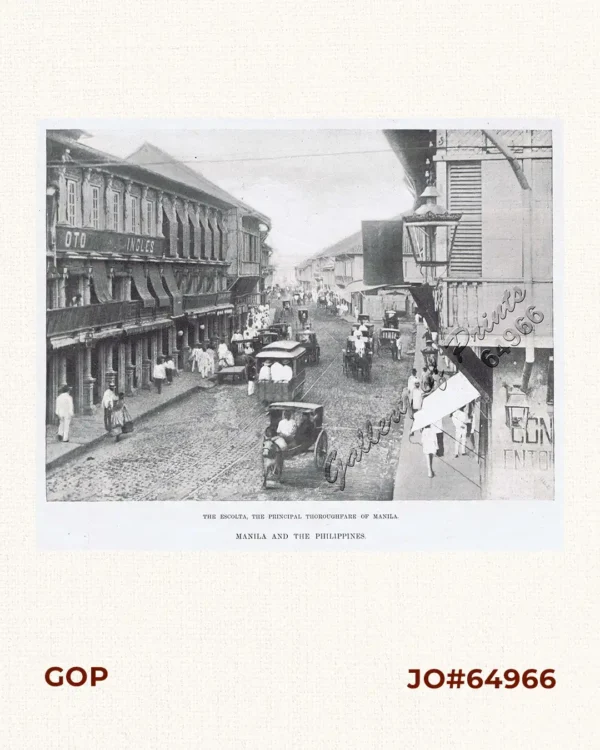Manila and the Philippines: The Escolta, The Principal Thoroughfare of Manila.