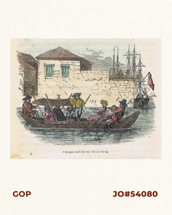 Passage-boat on the River Pasig.