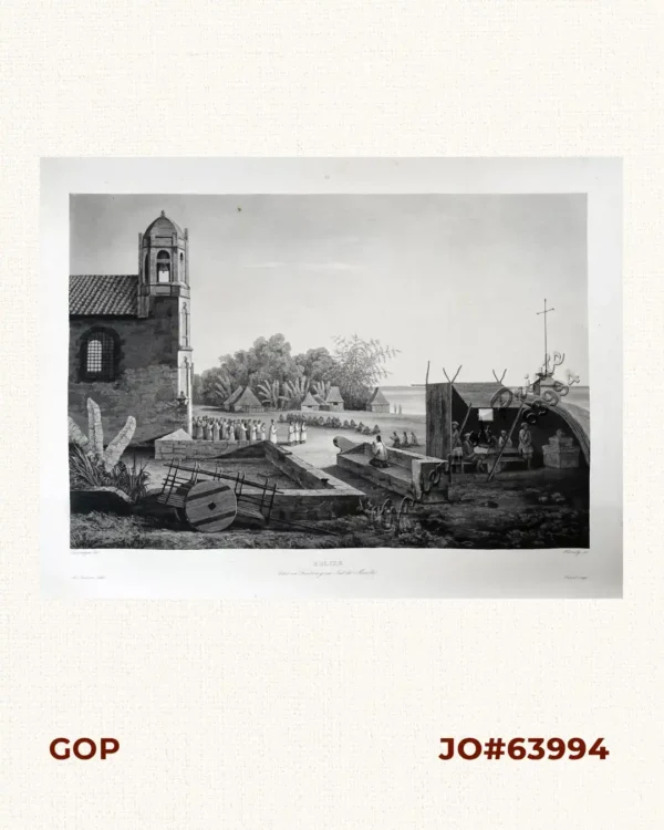 Eglise dans un Faubourg au Sud de Manille – [Malate Church]