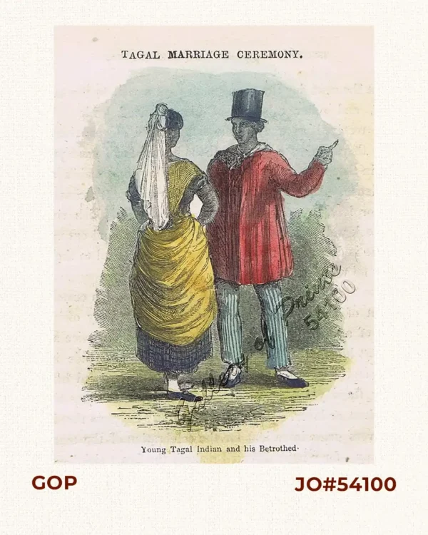 Young Tagal Indian and his Betrothed.