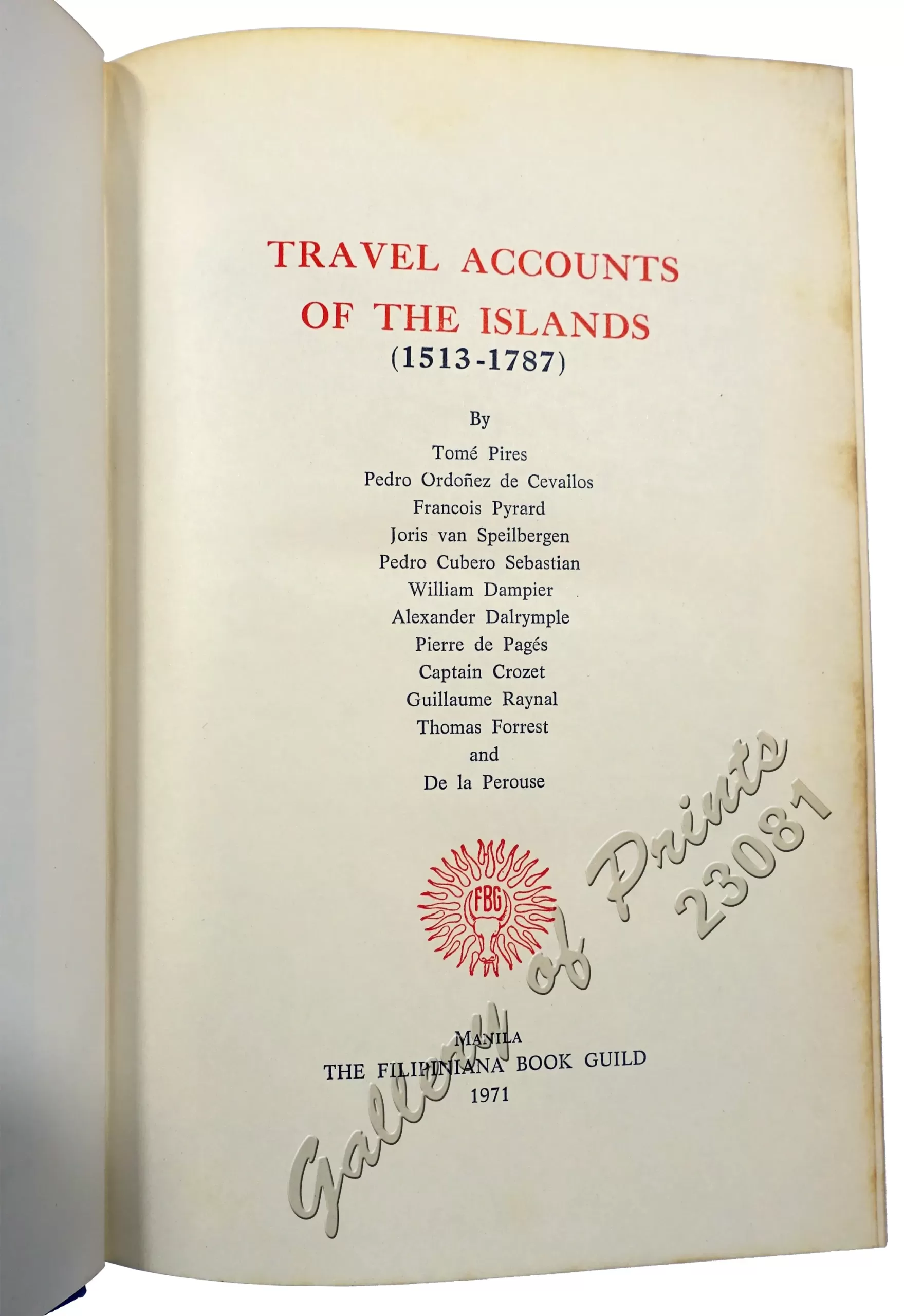 Travel Accounts of the Islands (1513-1787) - Image 3