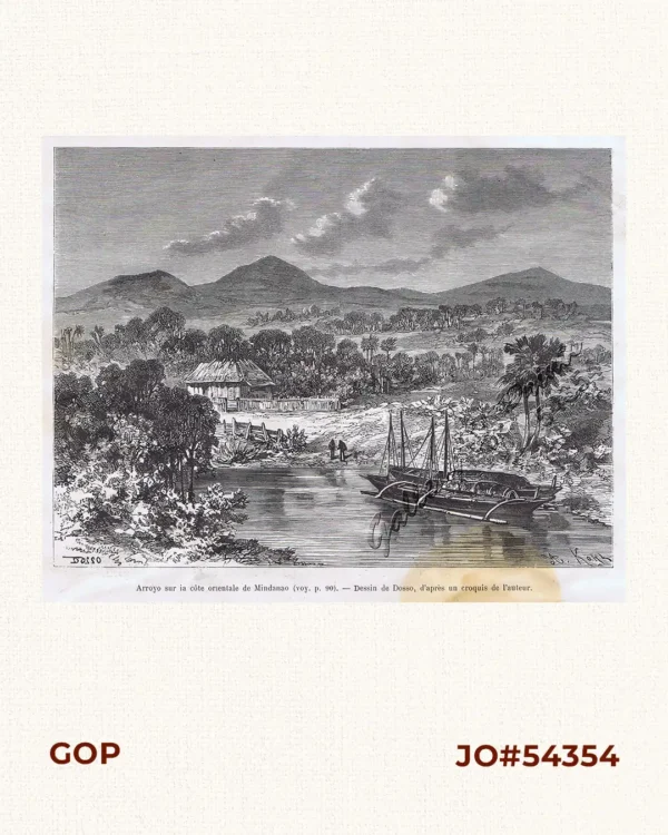 Arroyo sur la côte orientale de Mindanao [East Coast of Mindanao]