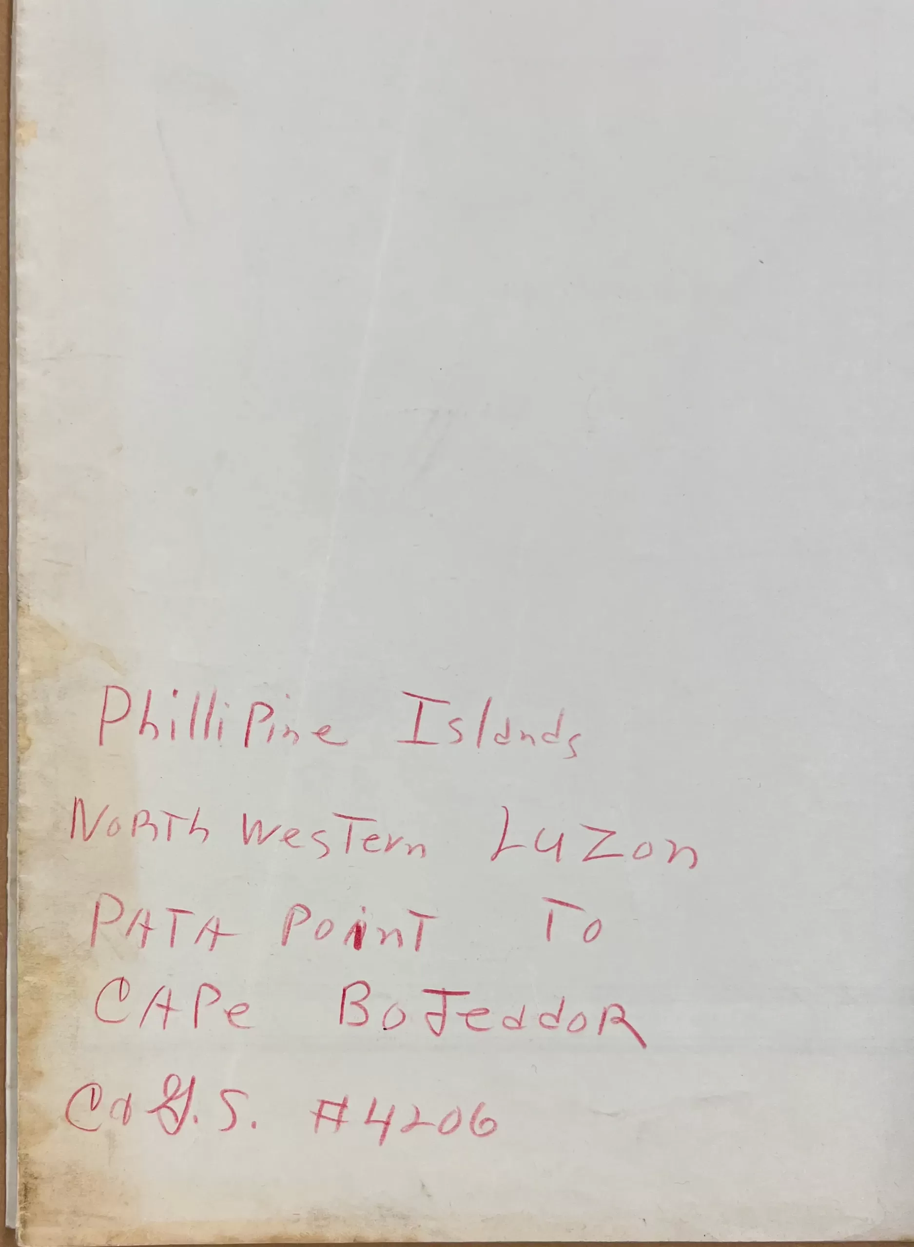 Philippine Islands Northwestern Luzon Pata Point to Cape Bojeador - Image 3