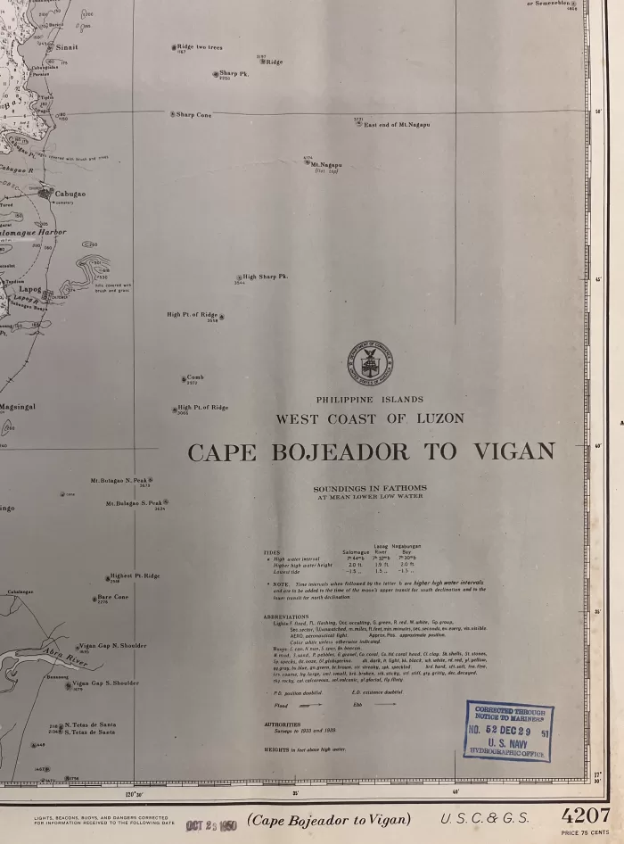 Philippine Islands West Coast of Luzon Cape Bojeador to Vigan - Image 2