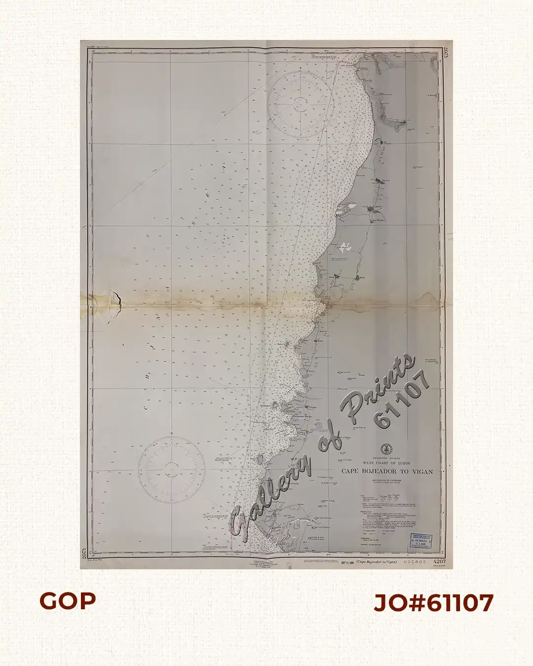 Philippine Islands West Coast of Luzon Cape Bojeador to Vigan