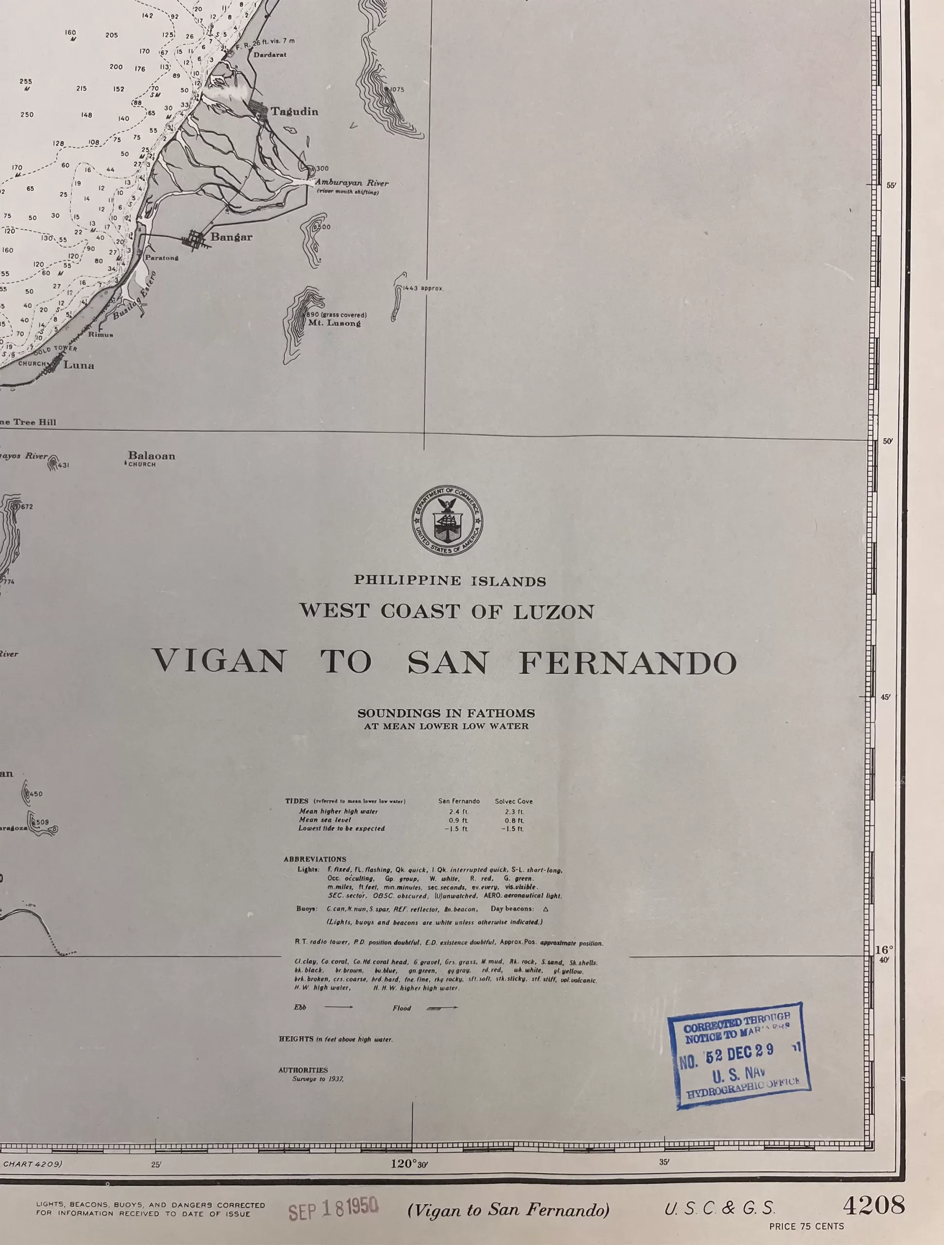Philippine Islands West Cost of Luzon Vigan to San Fernando - Image 2