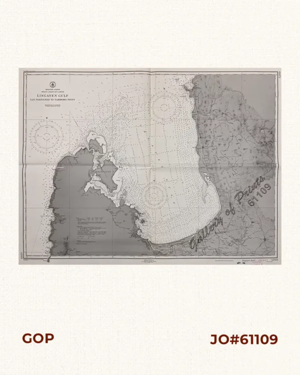 Philippine Islands West Cost of Luzon Lingayen Gulf San Fernando to Tambobo Point