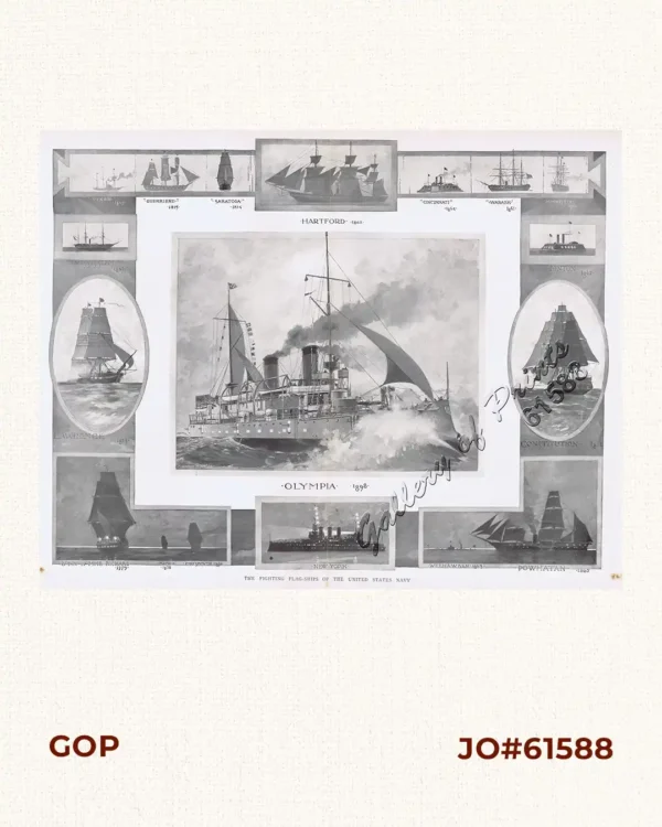 The Fighting Flag-Ships of the United States Navy