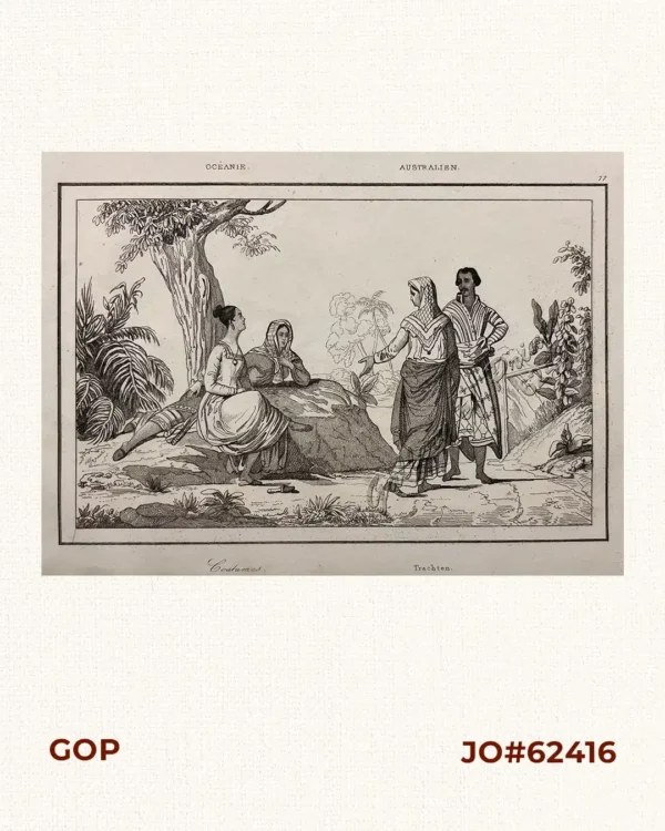 Oceanie. Costumes. Australien.[mis-labeled] Trachten (Bulacan … the most beautiful women in Luzon – see text]