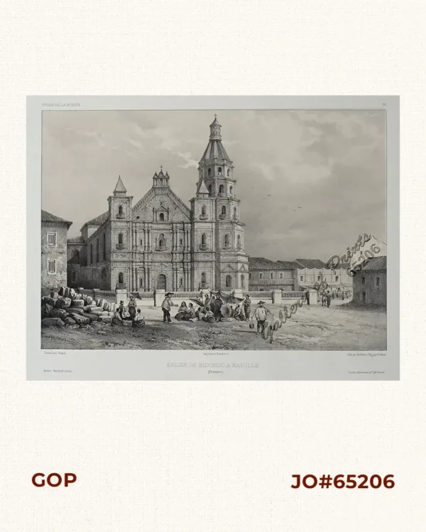 Eglise de Bidondo a Manille [Binondo Church in Manila]