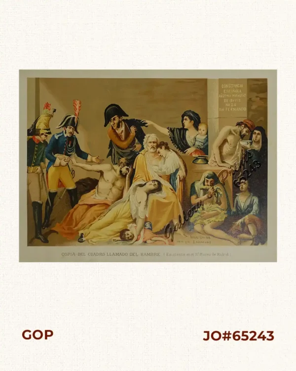Copia del Cuadro Llamado Del Hambre. (Existente en el R’ Museo de Madrid) [Copy of the painting called “The Hunger.”] [(Existing in the Royal Museum of Madrid)]