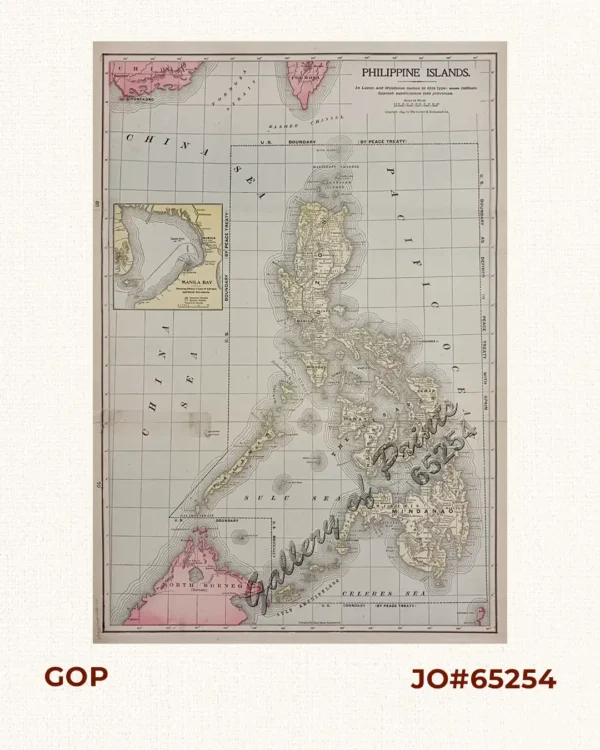 Philippine Islands. In Luzon and Mindanao names in this type: Morong indicate Spanish subdivisions into provinces. [inset:] Manila Bay Showing Dewey’s Line of Advance and Battle Movements. Alaska and Part of British America The Yukon Gold Fields and routes by which they are reached [verso]